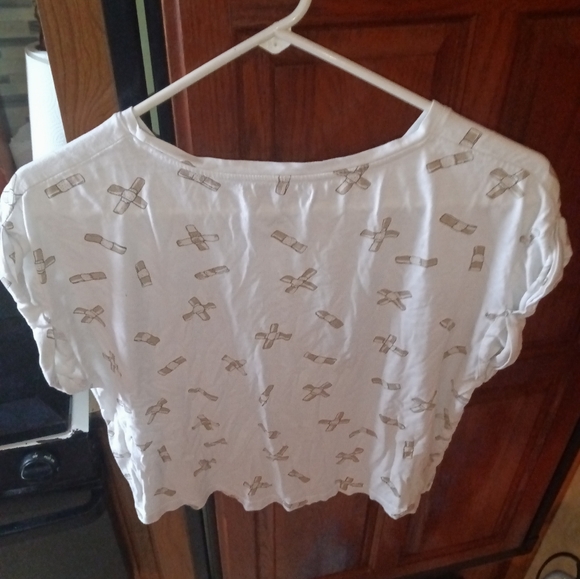 White Pull& Bear top medium - Picture 1 of 3